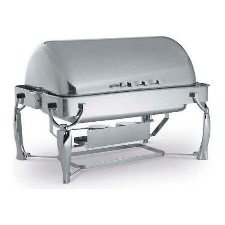 Vollrath Co Vollrath® Somerville Fully Retractable Rectangle Chafer 4634010 9 Quart W/ Dripless Water Pan 4634010